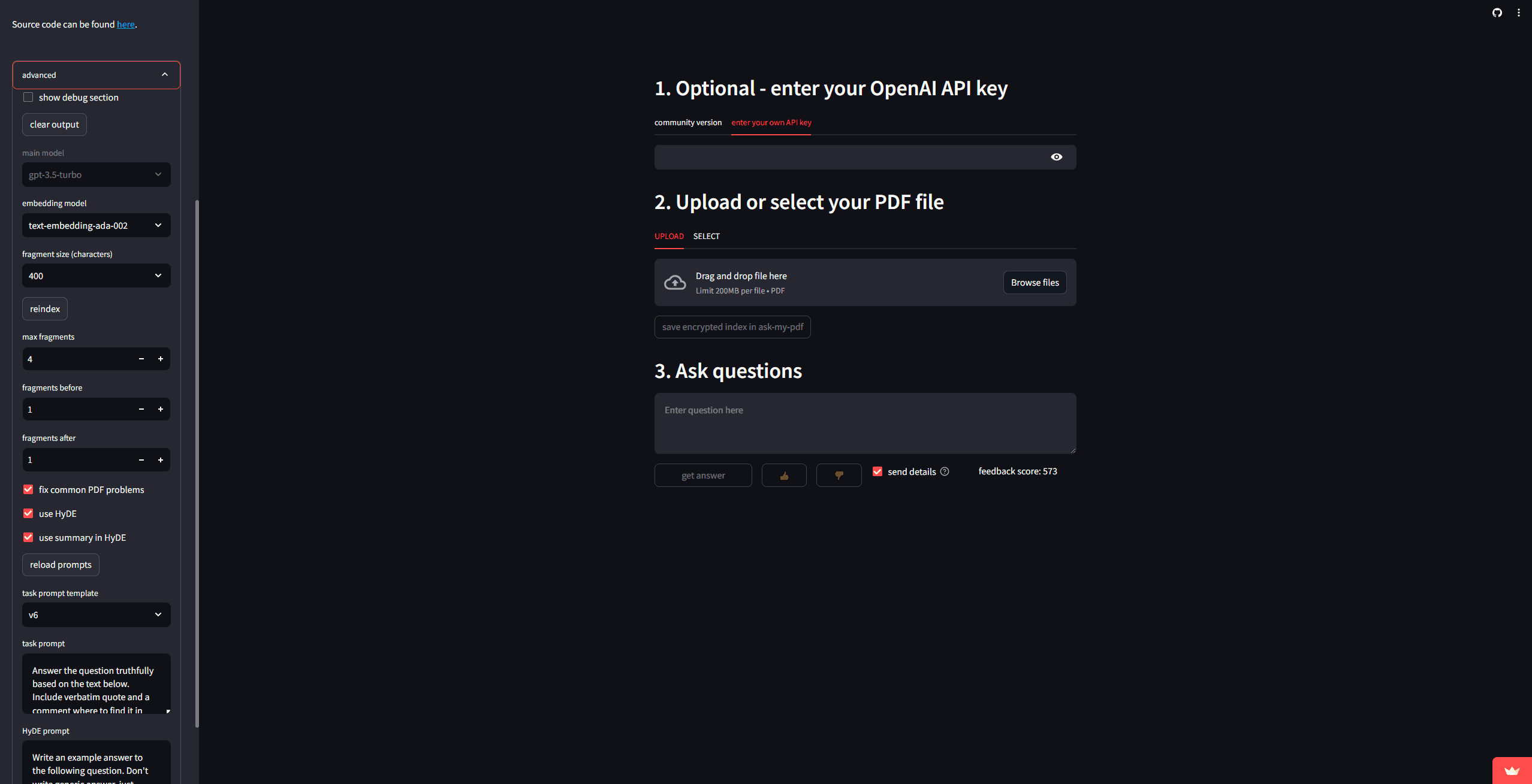 Ask your PDF: Streamlit-integrated RAG Assistant